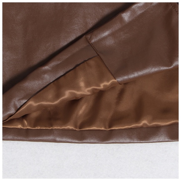 The MYSHYA Vegan Leather Dress - Picture 6 of 8